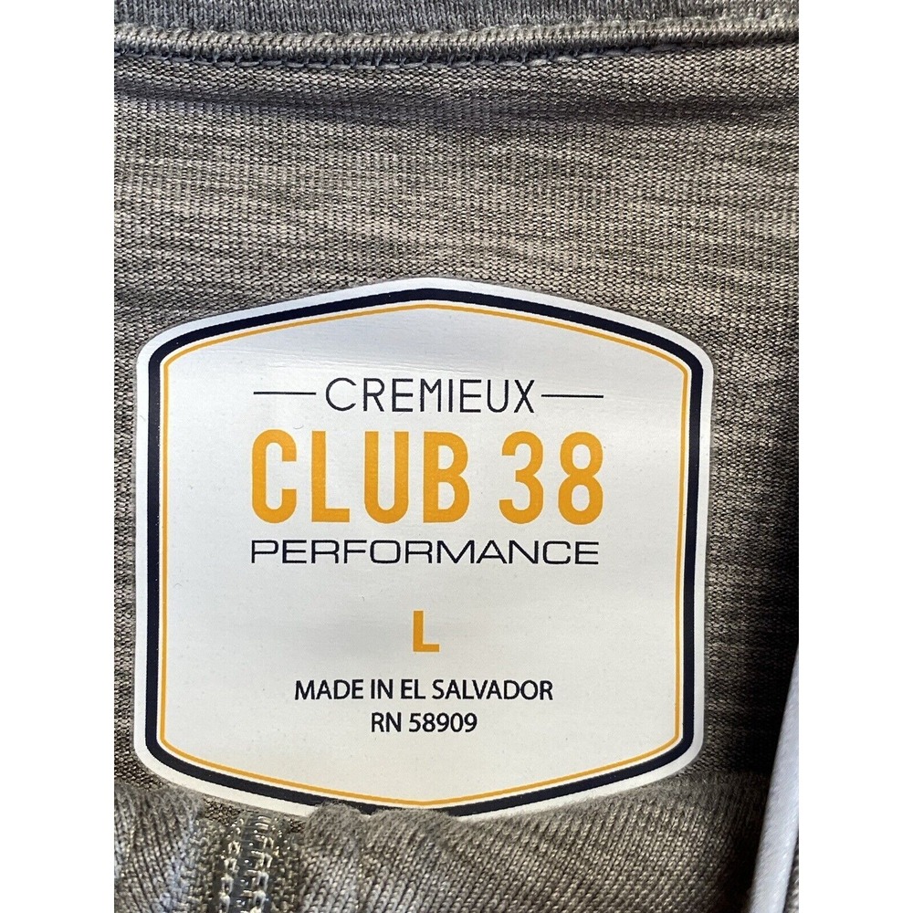 Cremieux Club 38 Performance Shirt Mens Large Gray Elbow Patch Heritage   Casual - Picture 3 of 12